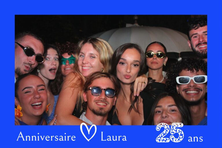 Photobooth pour anniversaire